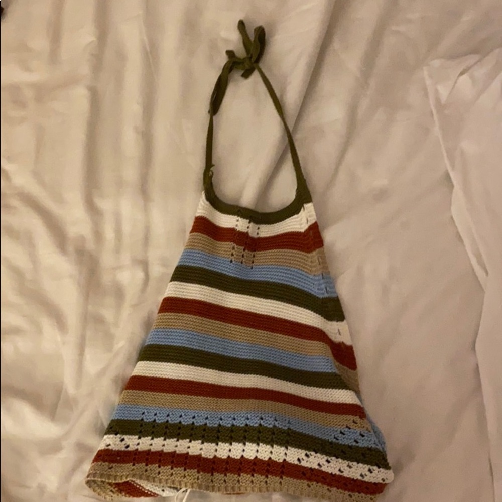 knit garage halter tank top